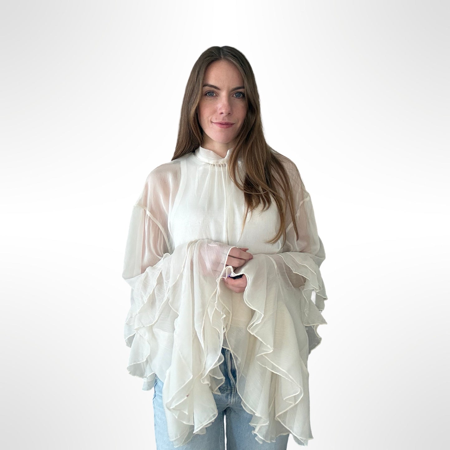 Mesh Bluse
