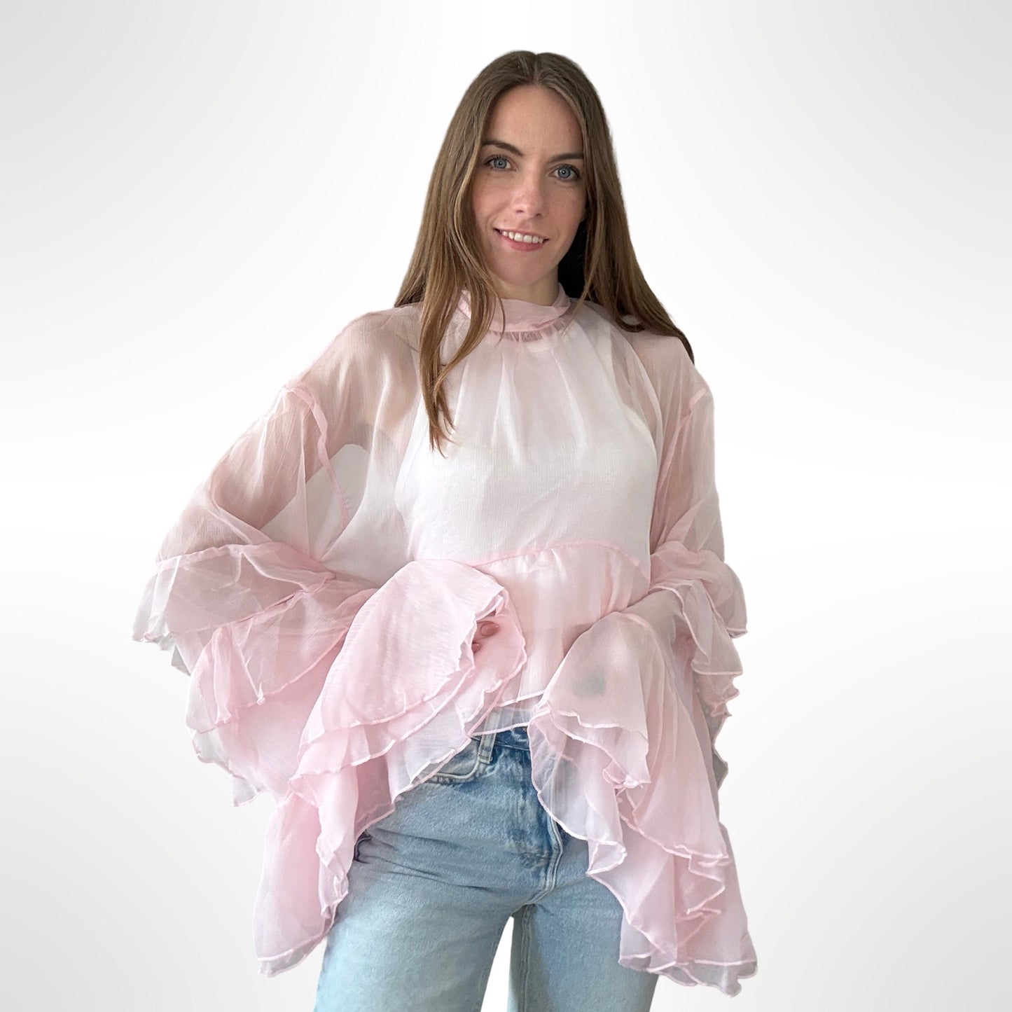 Mesh Bluse
