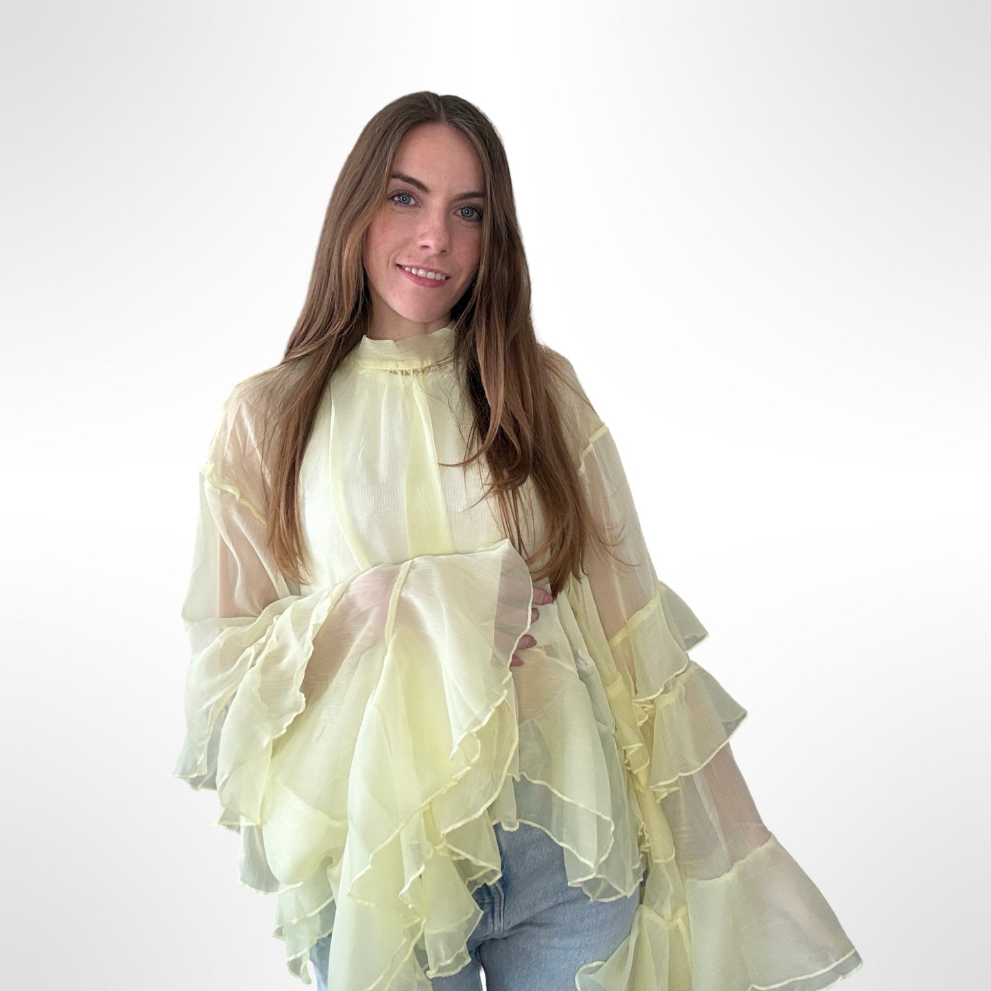 Mesh Bluse