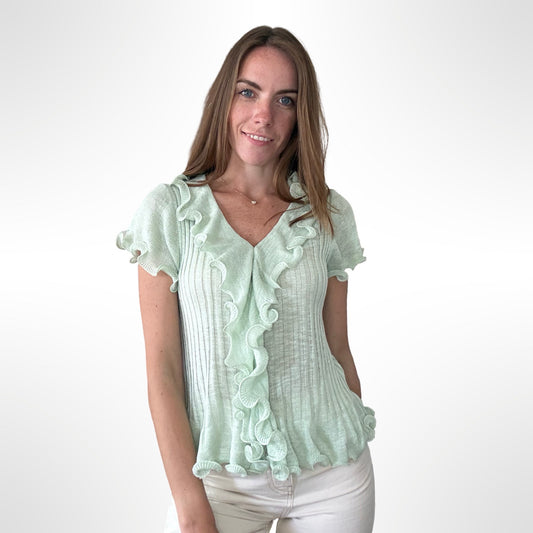 Soft Ruffle Knit
