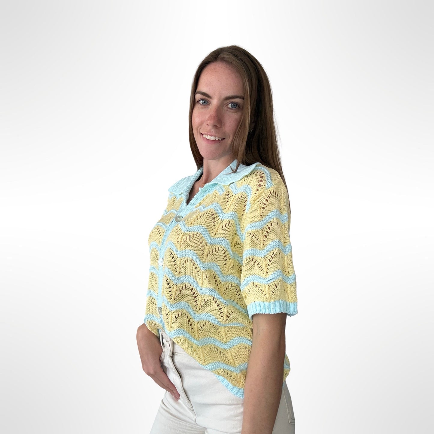 Candy Wave Knit Polo